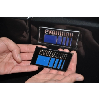 EVOLUTION-Emblem aus Metall, emailliert, für Mercedes Benz w201 EVO 2